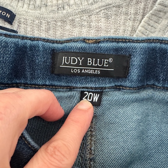 JUDY BLUE HIGH WAIST VINTAGE WASH JOGGER jeans size 20W - Picture 10 of 11